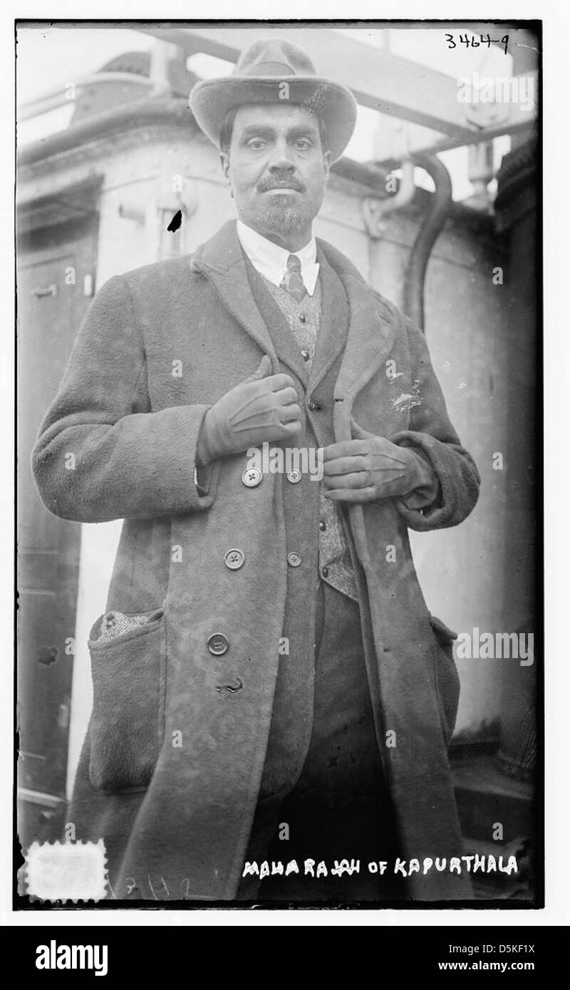 Maharajah di Kapurthala (LOC) Foto Stock