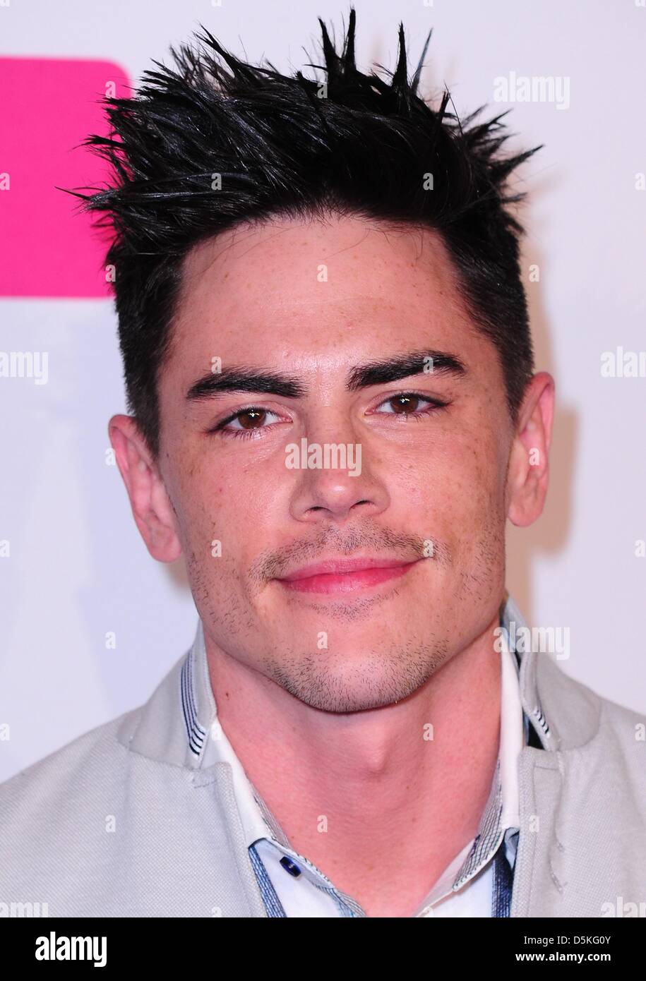 Tom Sandoval all'arrivo in anticipo dal Bravo, pilastri 37 Studios di New York, NY Aprile 3, 2013. Foto di: Gregorio T. Binuya/Everett Collection Foto Stock