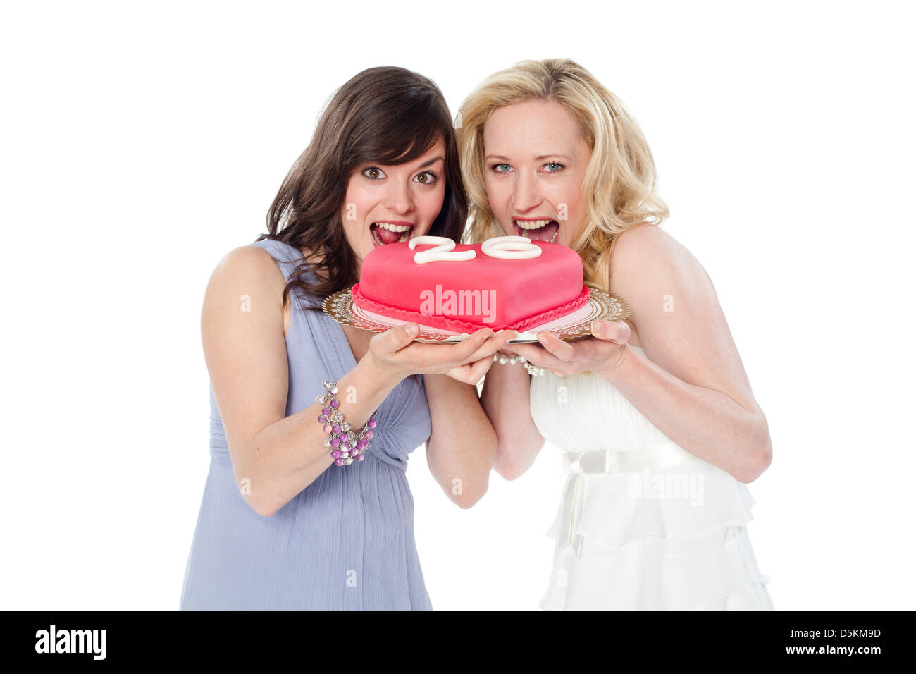 Diane Willems e Melanie Kogler a photocall per un 'Verbotene Liebe" speciale tv che verrà trasmessa in estate a Foto Stock