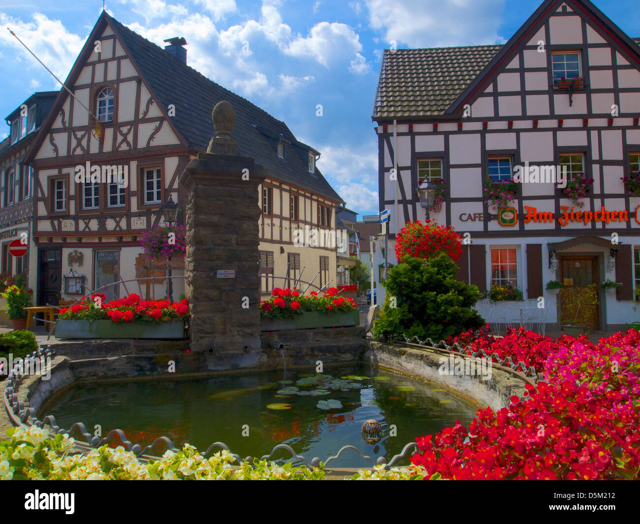 Ziepchensplatz, Bad Honnef-rhöndorf, rhein-sieg distretto, NORDRHEIN-WESTFALEN, Germania Foto Stock