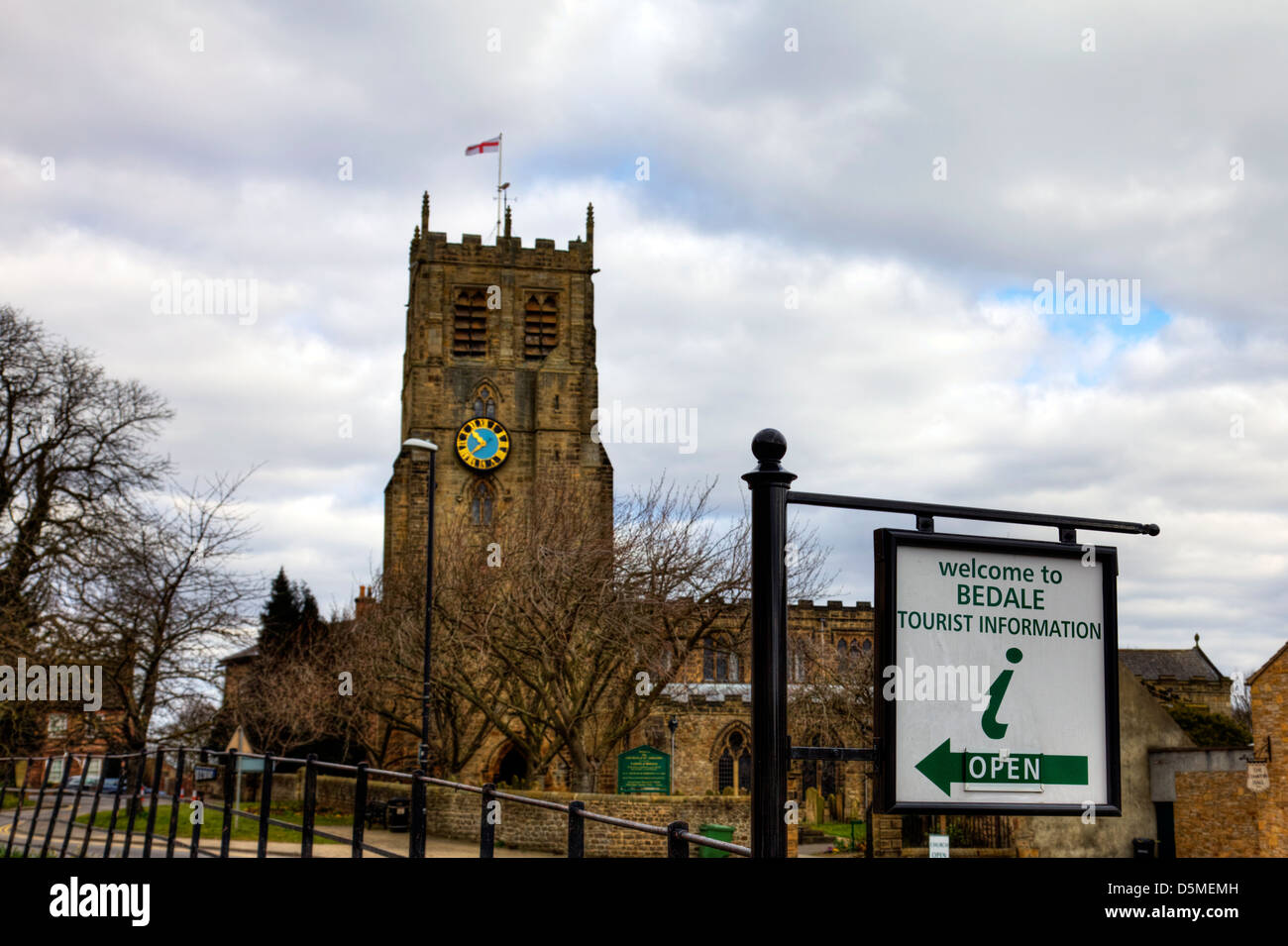 Di san Gregorio Chiesa Bedale North Yorkshire England Regno Unito Foto Stock