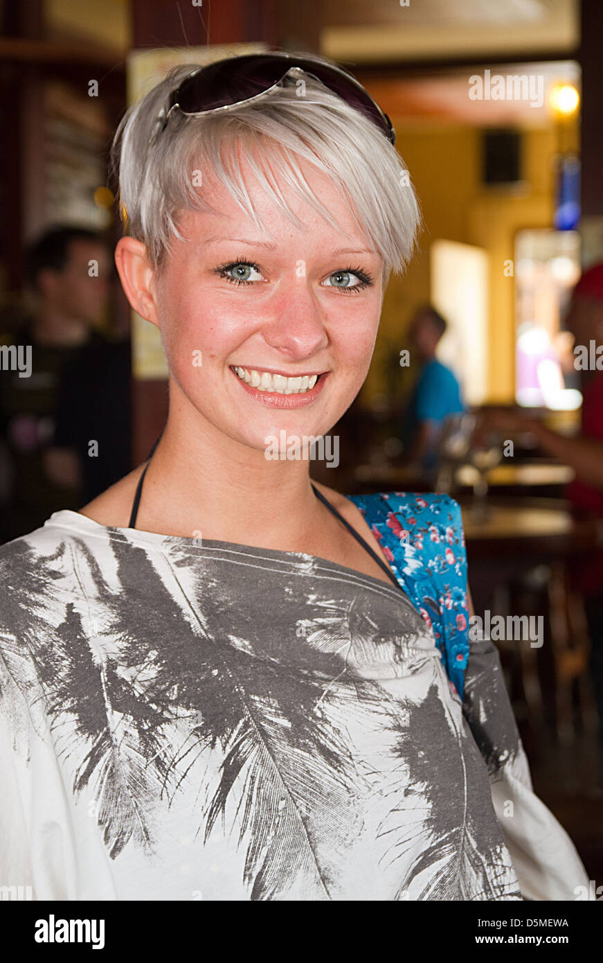 Christin Stark a 'Kultbistro - Koenig von Mallorca'. Santa Ponsa, Mallorca - 23.05.2011 Foto Stock