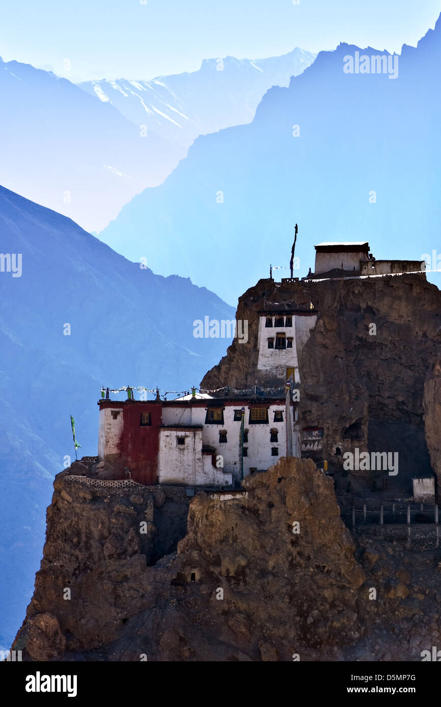 Monastero di dhankar in Himalaya mountain Foto Stock