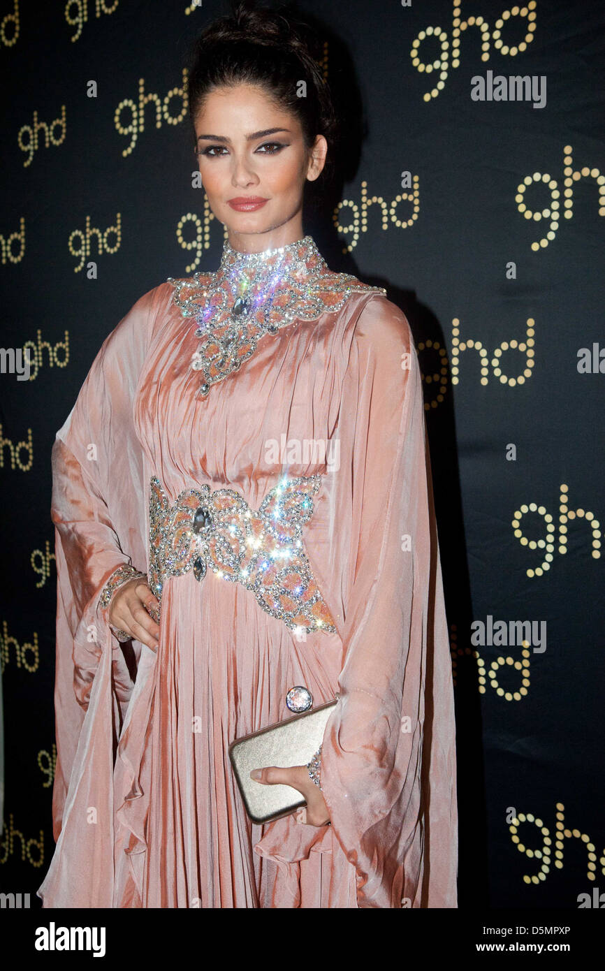 Shermine Shahrivar al ghd premere evento al Soho House. Berlino, Germania Foto Stock