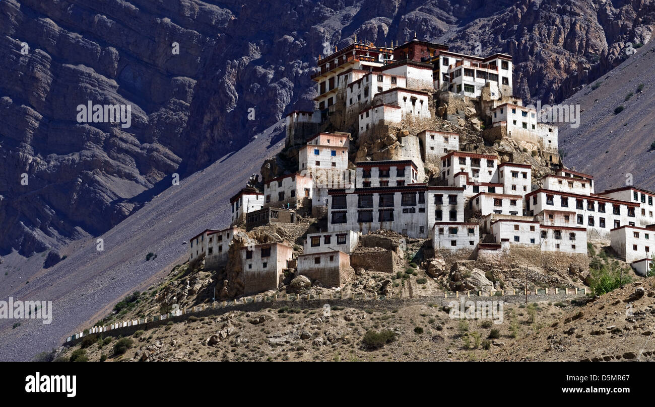 Kee monastero in Himalaya mountain Foto Stock