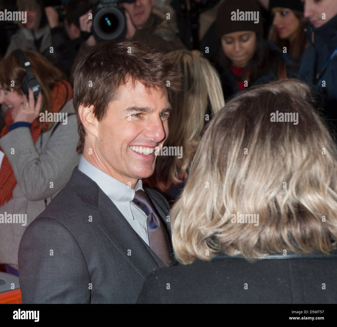 Londra BFi i max, 4 Apri 2013, Tom Cruise in Oblivion Uk Premiere BFi Imax, South Bank di Londra. Foto Stock