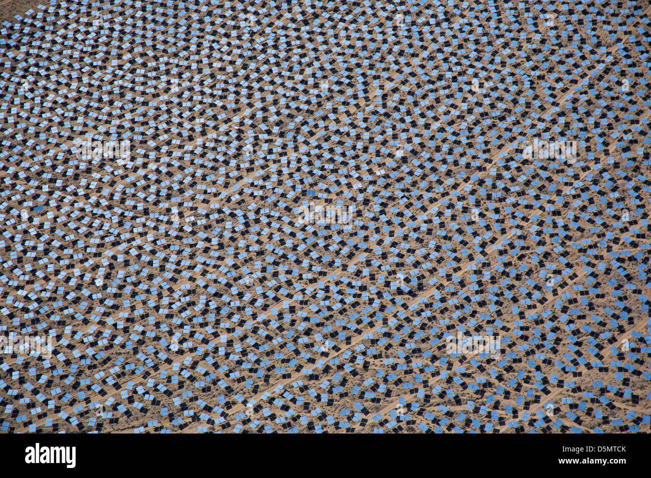 Ivanpah Solar Project Foto Stock