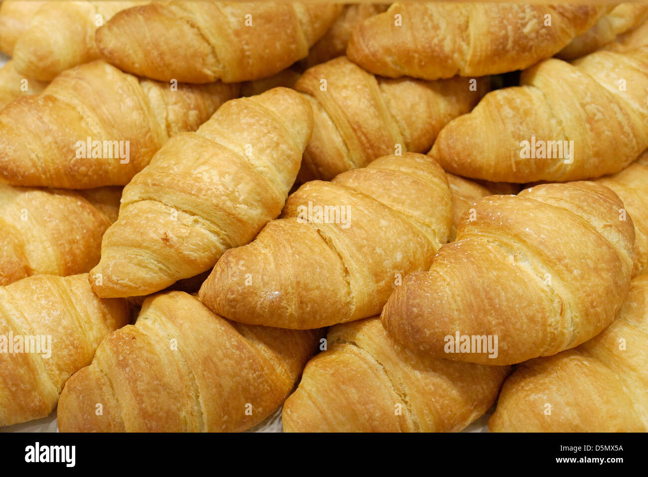 Croissant, croissant Au Beurre Foto Stock