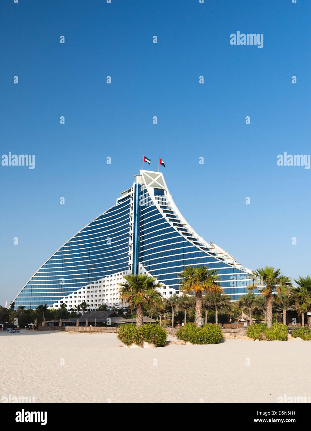 Il lusso Jumeirah Beach Hotel a Dubai Emirati Arabi Uniti Foto Stock