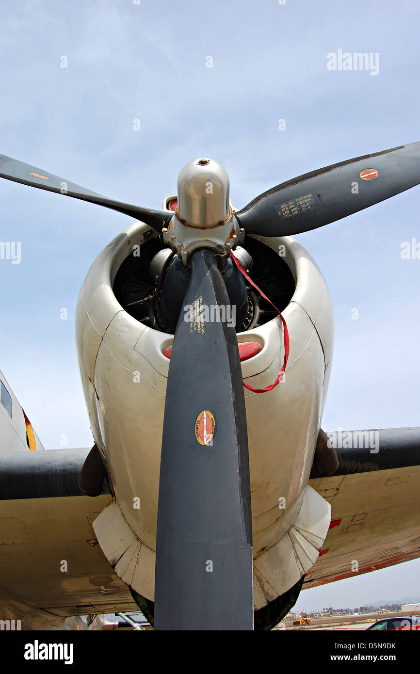 Curtiss C-46 Commando, Camarillo Airport, California Foto Stock