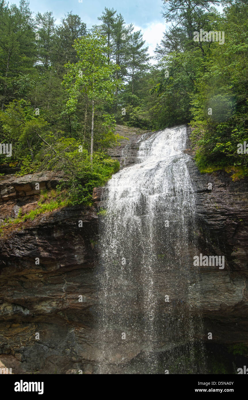 Cascata in prossimità di cassieri, N.C. Stati Uniti d'America Foto Stock