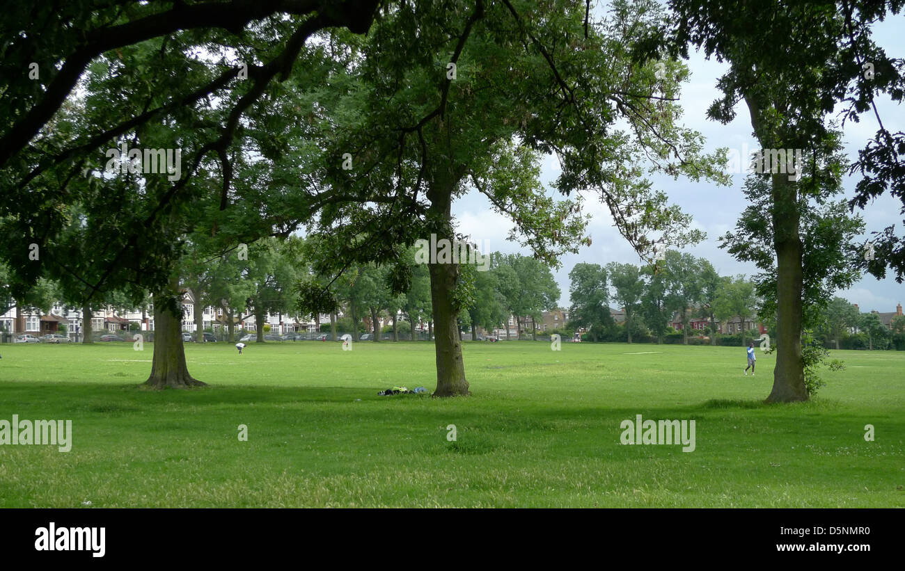 Ruskin Park a Camberwell, a sud di Londra, Regno Unito. Foto Stock