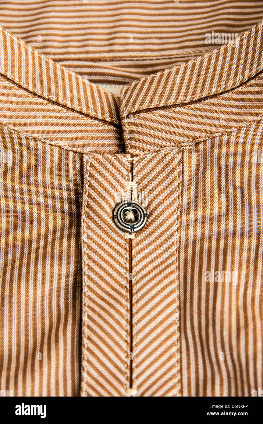 Close up Kurta asiatici, camicia Foto Stock