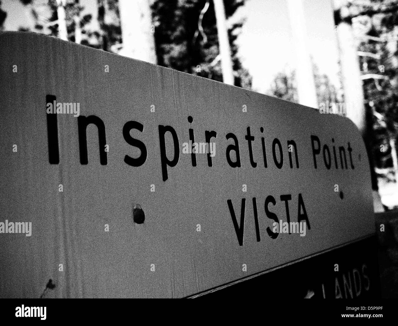 Inspiration Point Vista Foto Stock