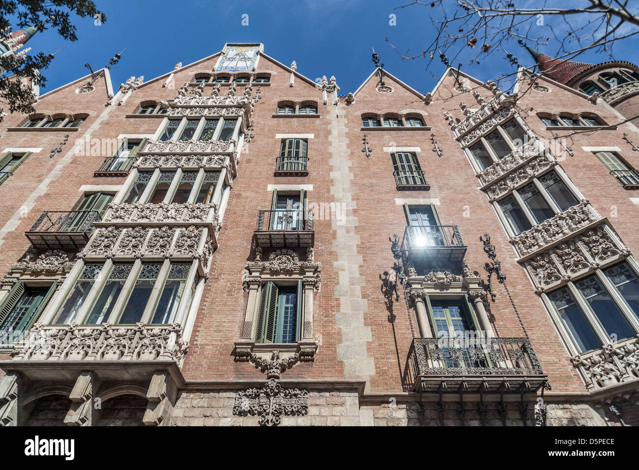 La Casa de les Punxes,Barcellona,Cataluña,Spagna Foto Stock