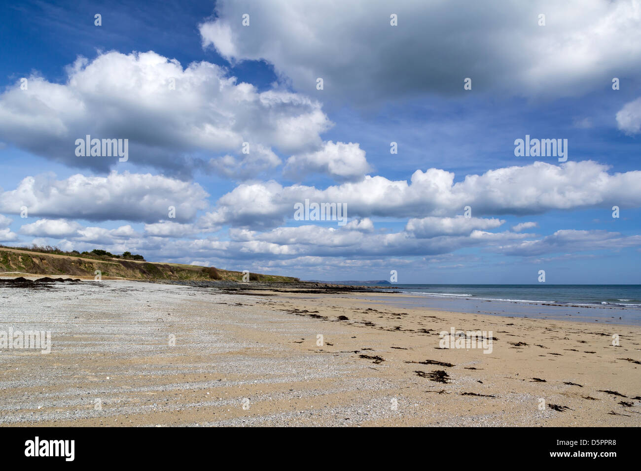 Towan Beach sulla penisola di Roseland Cornwall Inghilterra REGNO UNITO Foto Stock