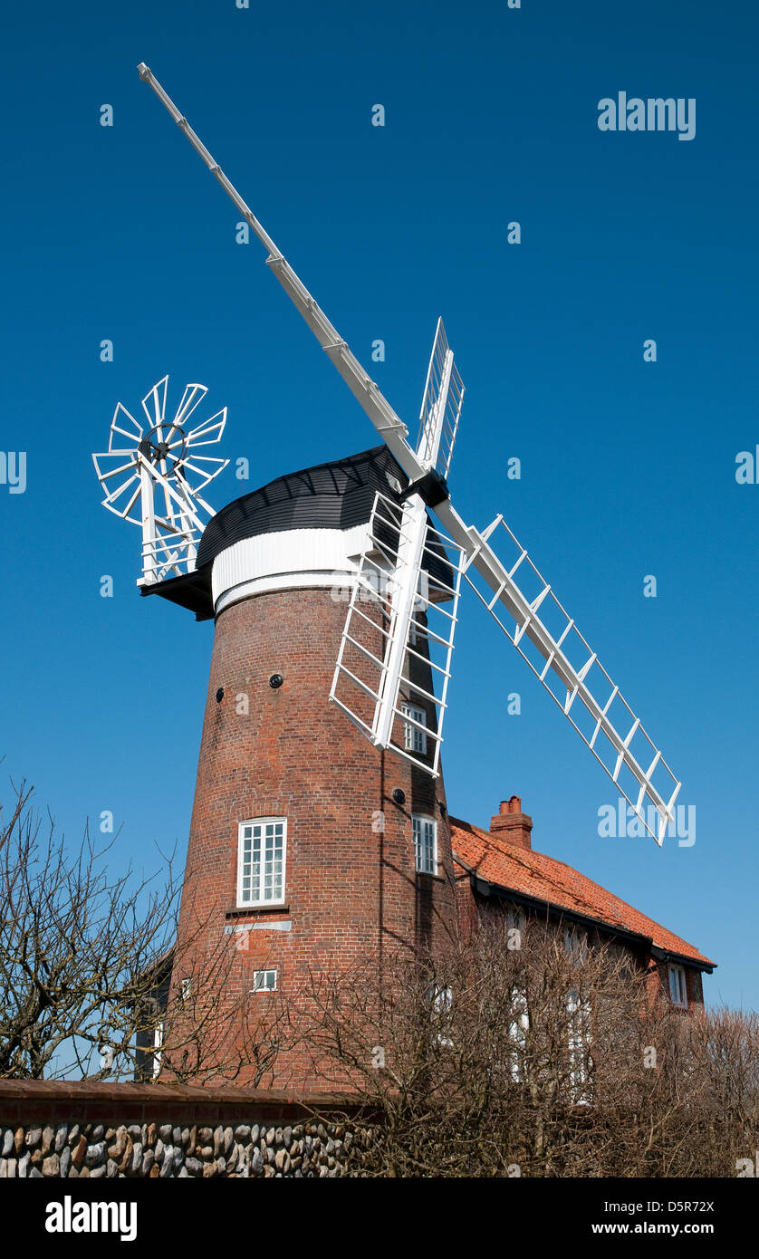 Weybourne mill, North Norfolk, Inghilterra Foto Stock