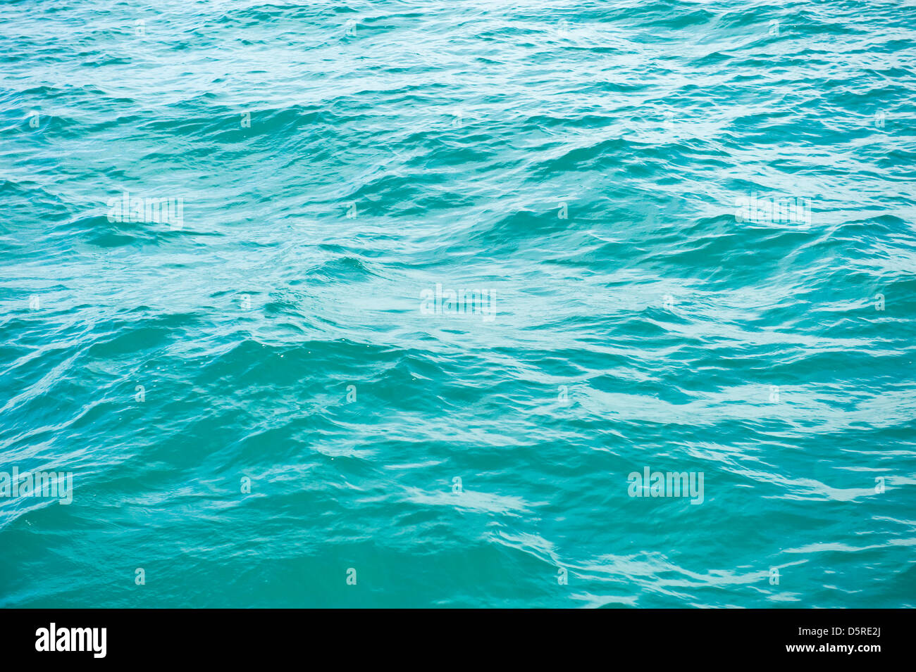 Verde acqua ondulata Foto Stock