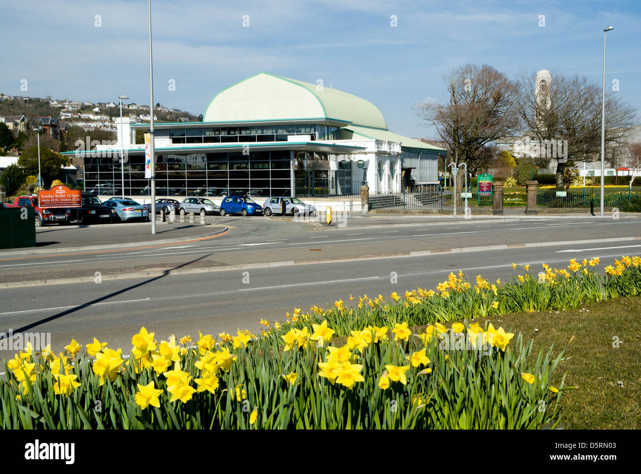 Padiglioni patti, Victoria Park, Swansea, Galles del Sud. Foto Stock