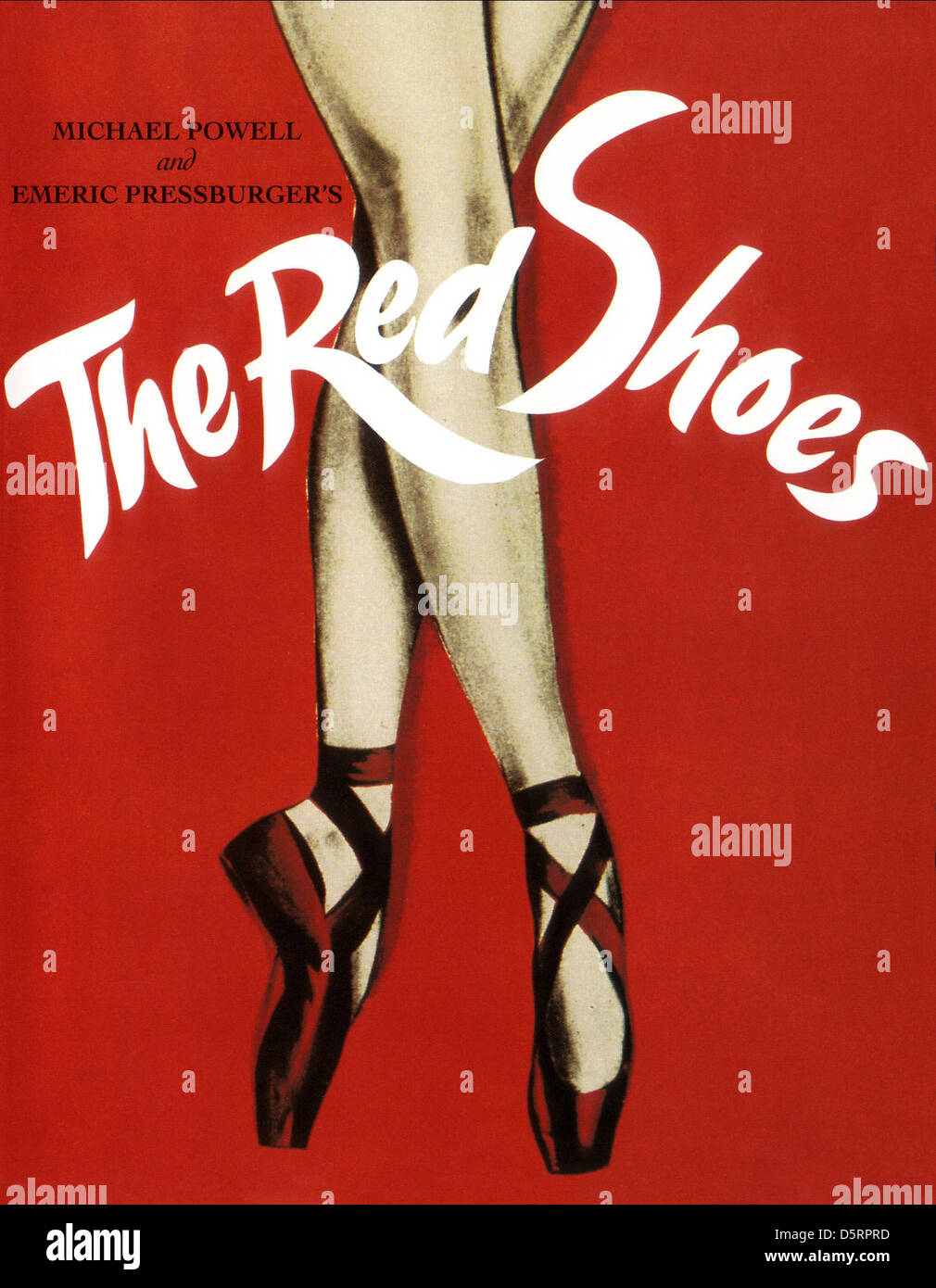 POSTER del filmato Red Shoes (1948 Foto stock - Alamy