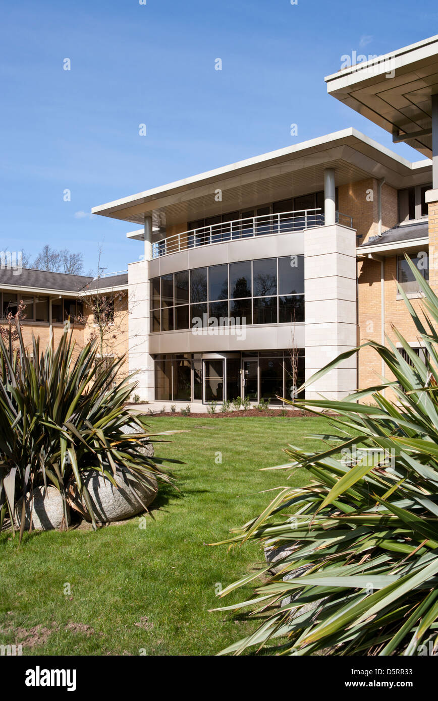 Business Park in un bosco di impostazione Foto Stock