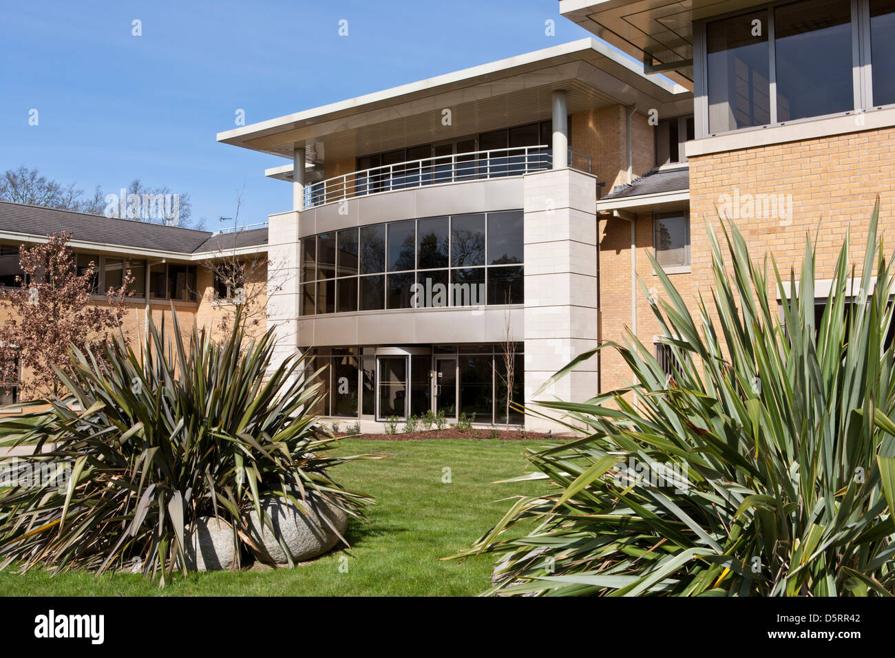 Business Park in un bosco di impostazione Foto Stock