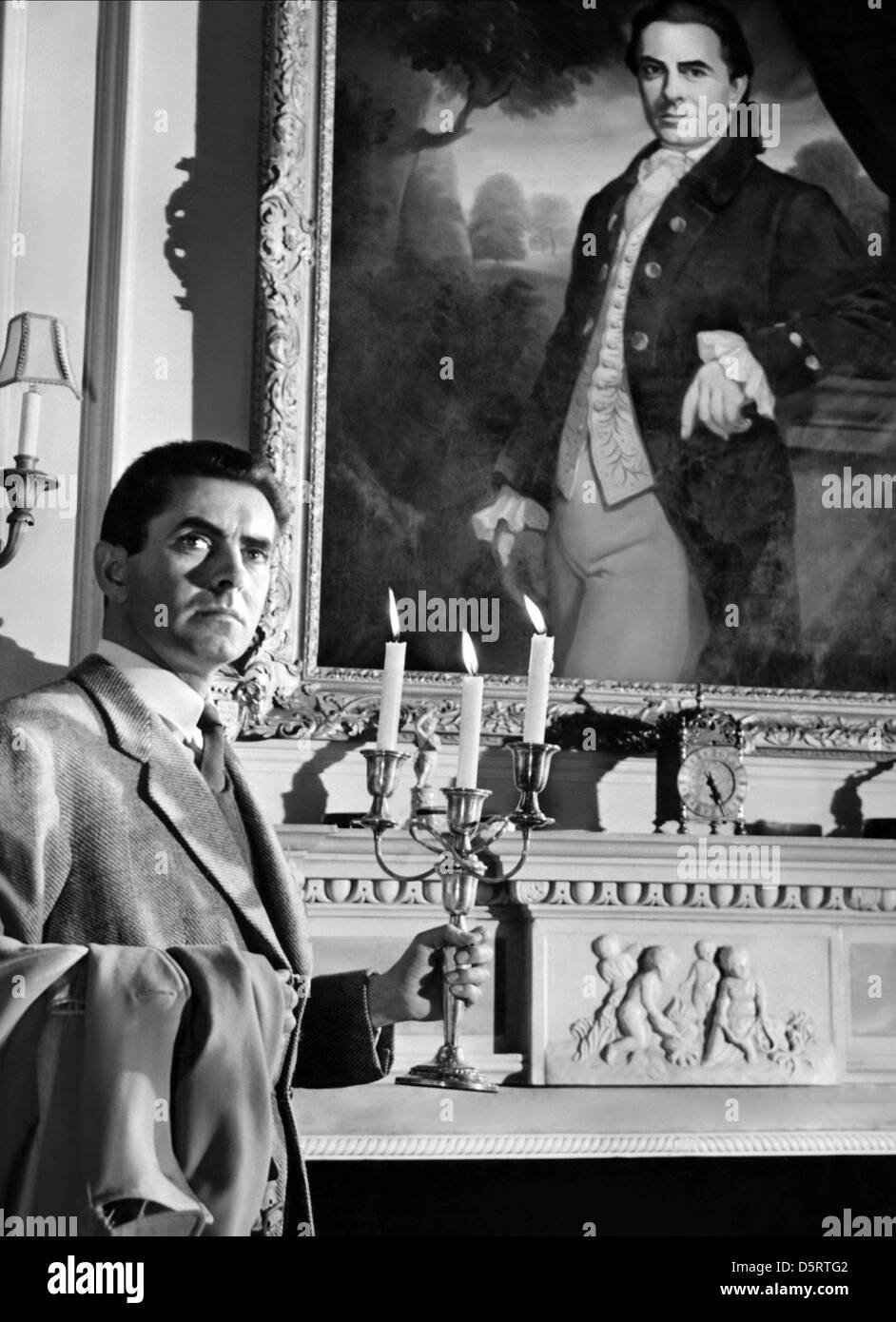 TYRONE POWER LA CASA IN PIAZZA (1951) Foto Stock