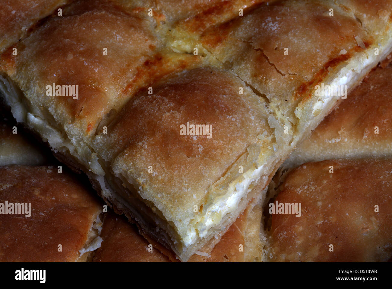 Tradizionale formaggio greco-torta Foto Stock