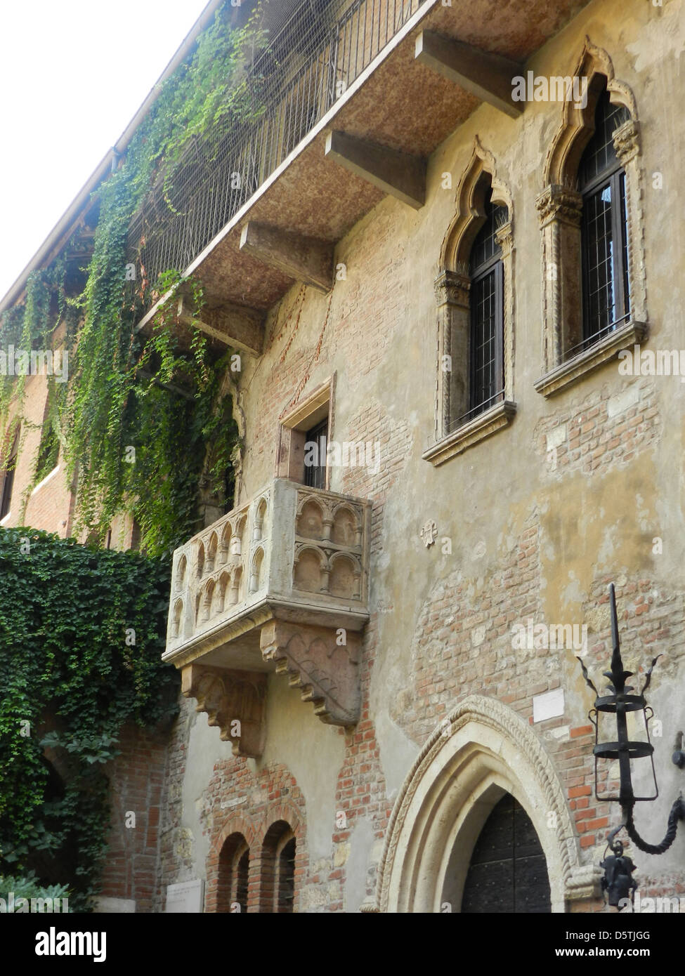 VERONA, Italia. Il balcone della Casa di Giulietta. Foto Sheila Gale Foto Stock