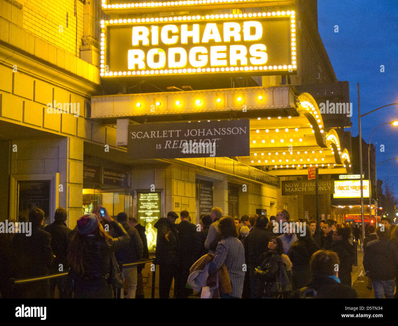 Richard Rodgers teatro di Broadway Foto Stock