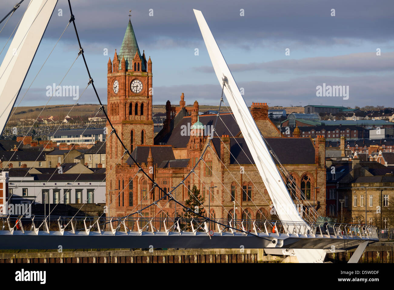 Derry City, Irlanda del Nord Foto Stock