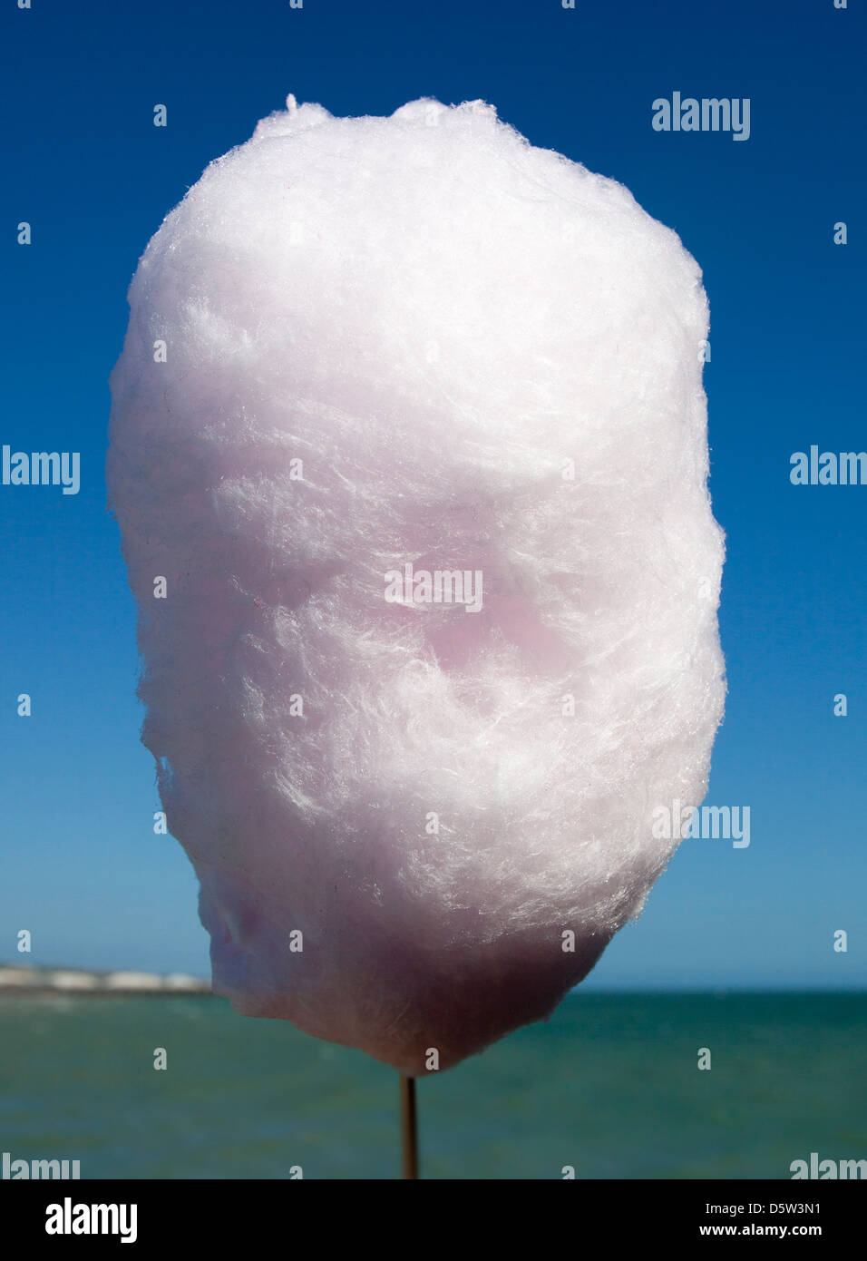 Candy Floss o cotton candy o fairy floss Foto Stock