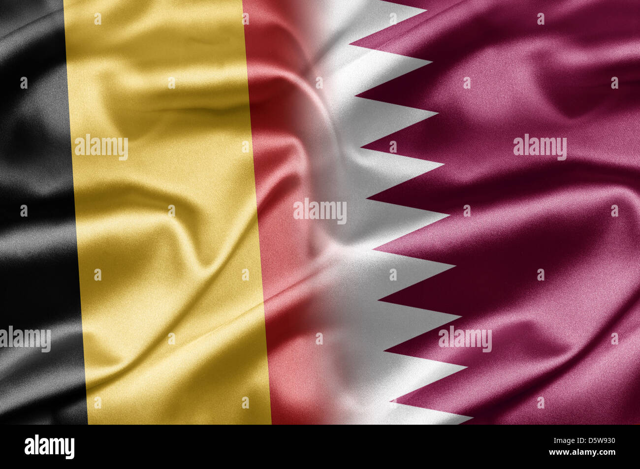 In Belgio e in Qatar Foto Stock