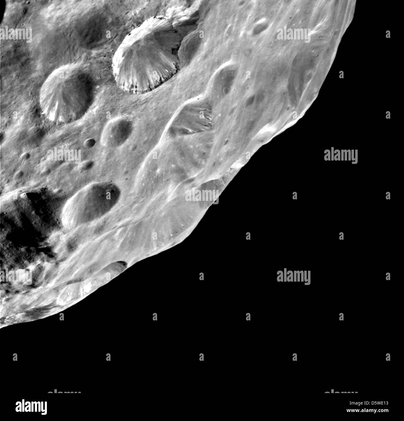 Luna di Phoebe Foto Stock