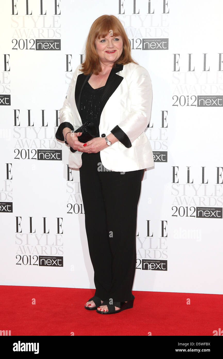 Lesley Nicol il ELLE Style Awards 2012 tenutasi presso l'SavoyArrivals di Londra - Inghilterra Foto Stock