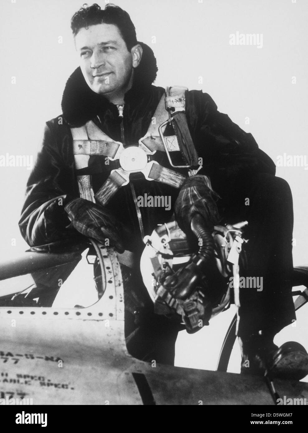 North American F-86 'Sabre' pilota. Foto Stock