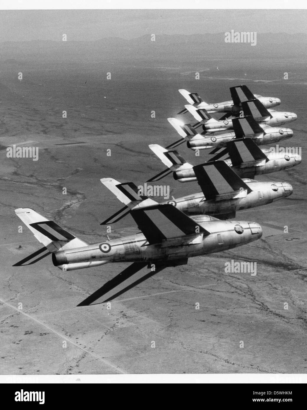 Il Republic F-84 era un caccia a reazione e aereo d'attacco della United States Air Force utilizzato nel periodo successivo alla seconda guerra mondiale. È stato progettato per missioni di attacco al suolo e operazioni tattiche durante le prime fasi della Guerra fredda. Foto Stock