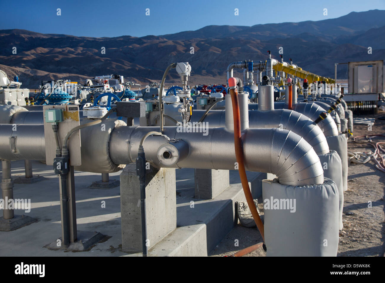 Los Angeles restituisce acqua al Lago Owens 100 anni dopo la costruzione di Los Angeles acquedotto Foto Stock