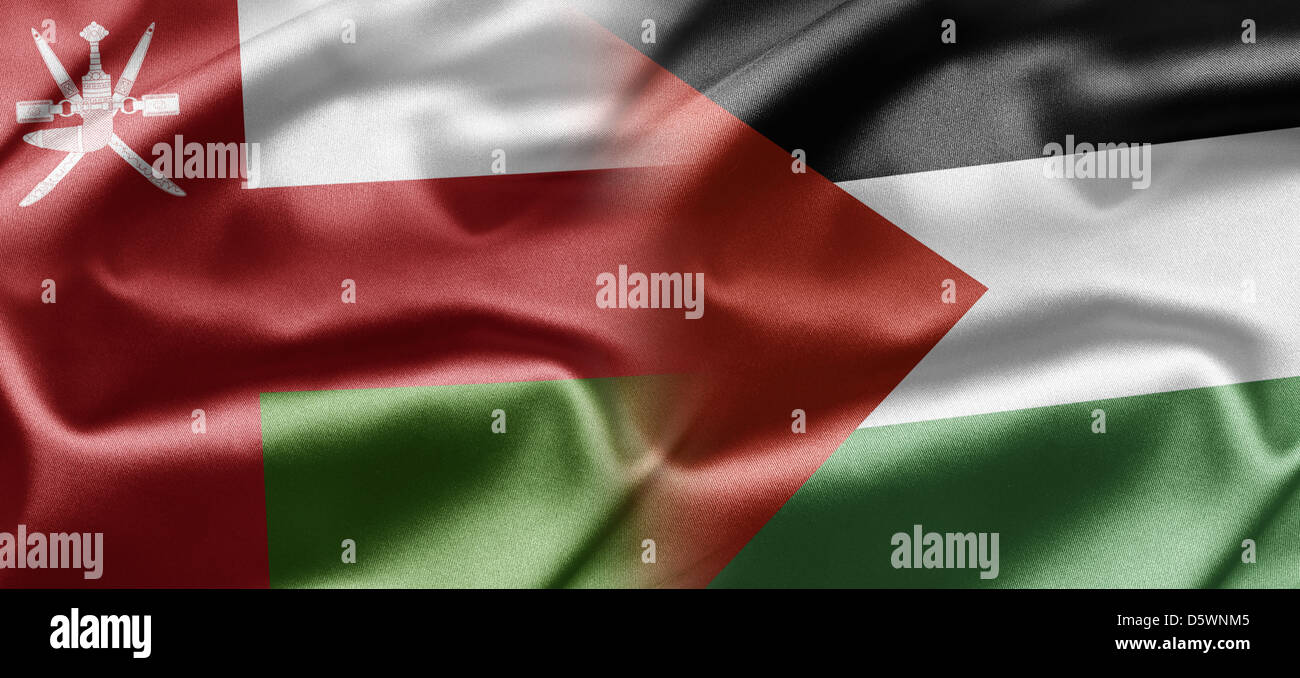 Oman e Palestina Foto Stock