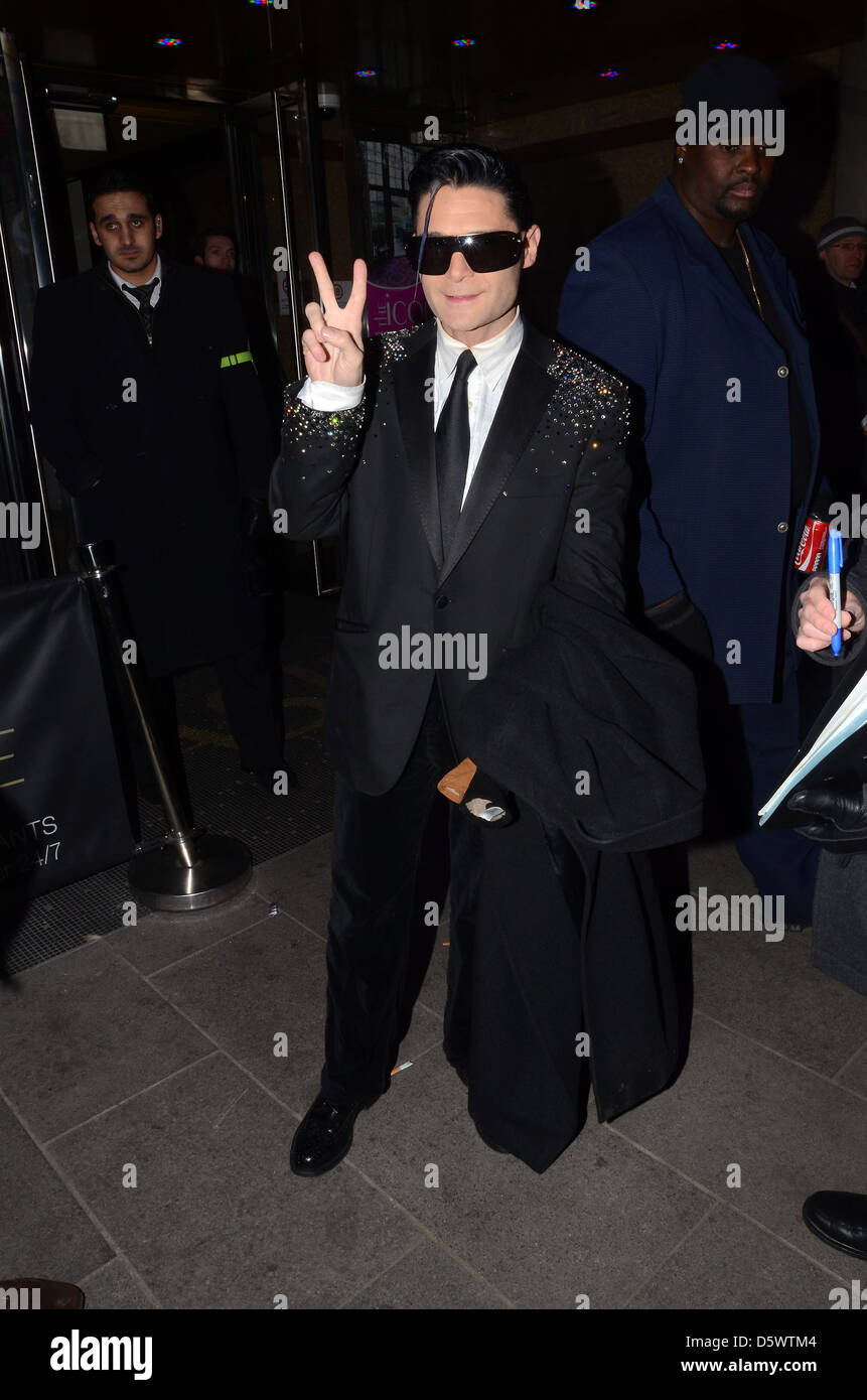 Corey Feldman uno screening di "Star Wars Episodio 1: La minaccia fantasma 3D' al Cinema Empire arrivi - Londra, Inghilterra - Foto Stock