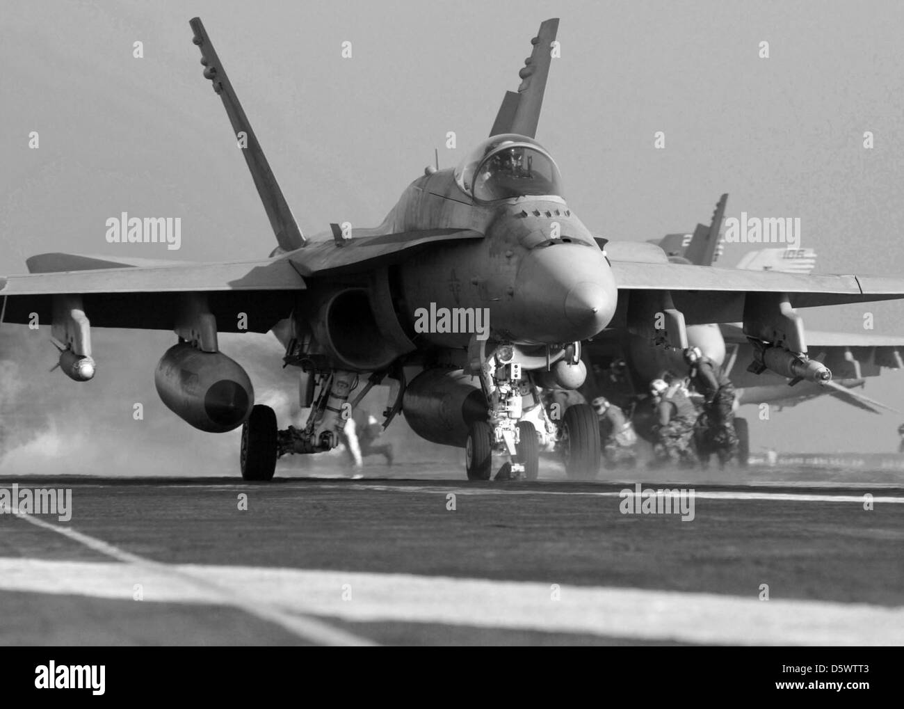 McDonnell Douglas F/A 18C 'Hornet' dal 'Rampagers' di Strike Fighter Squadron 83. Foto Stock