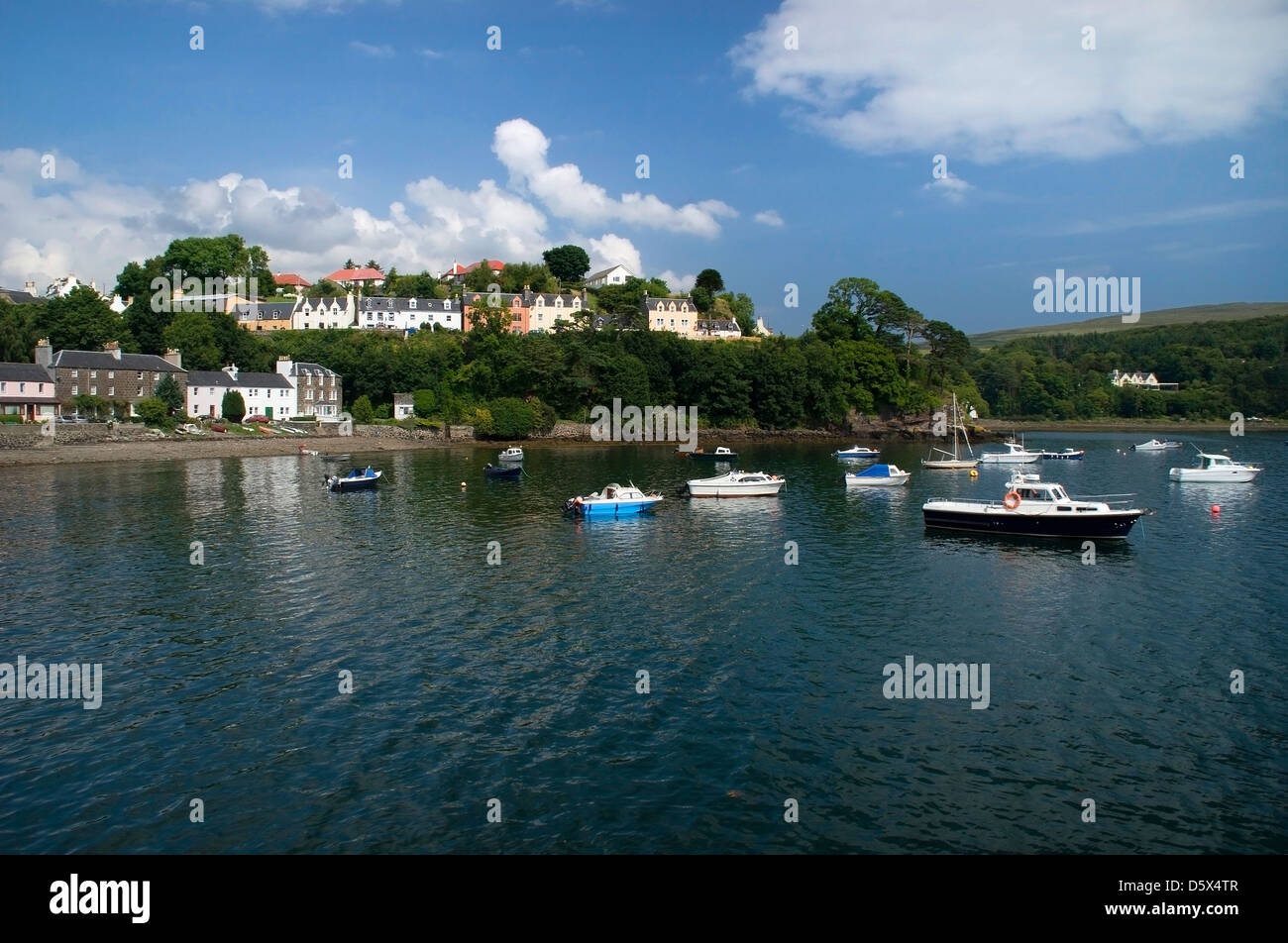 Potree Harbour, Isola di Skye in Scozia Foto Stock