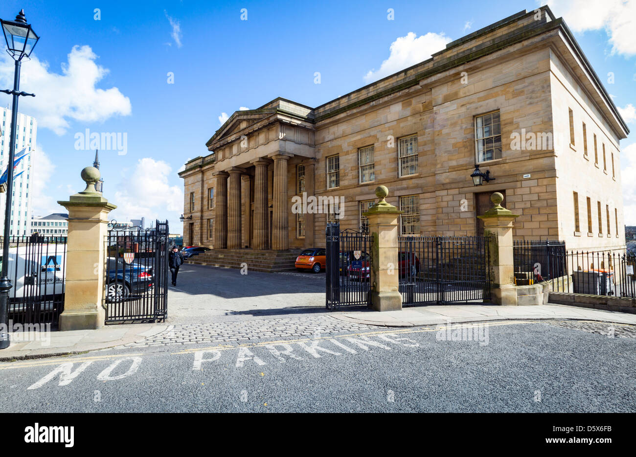 La vecchia casa di corte a Newcastle upon Tyne Foto Stock