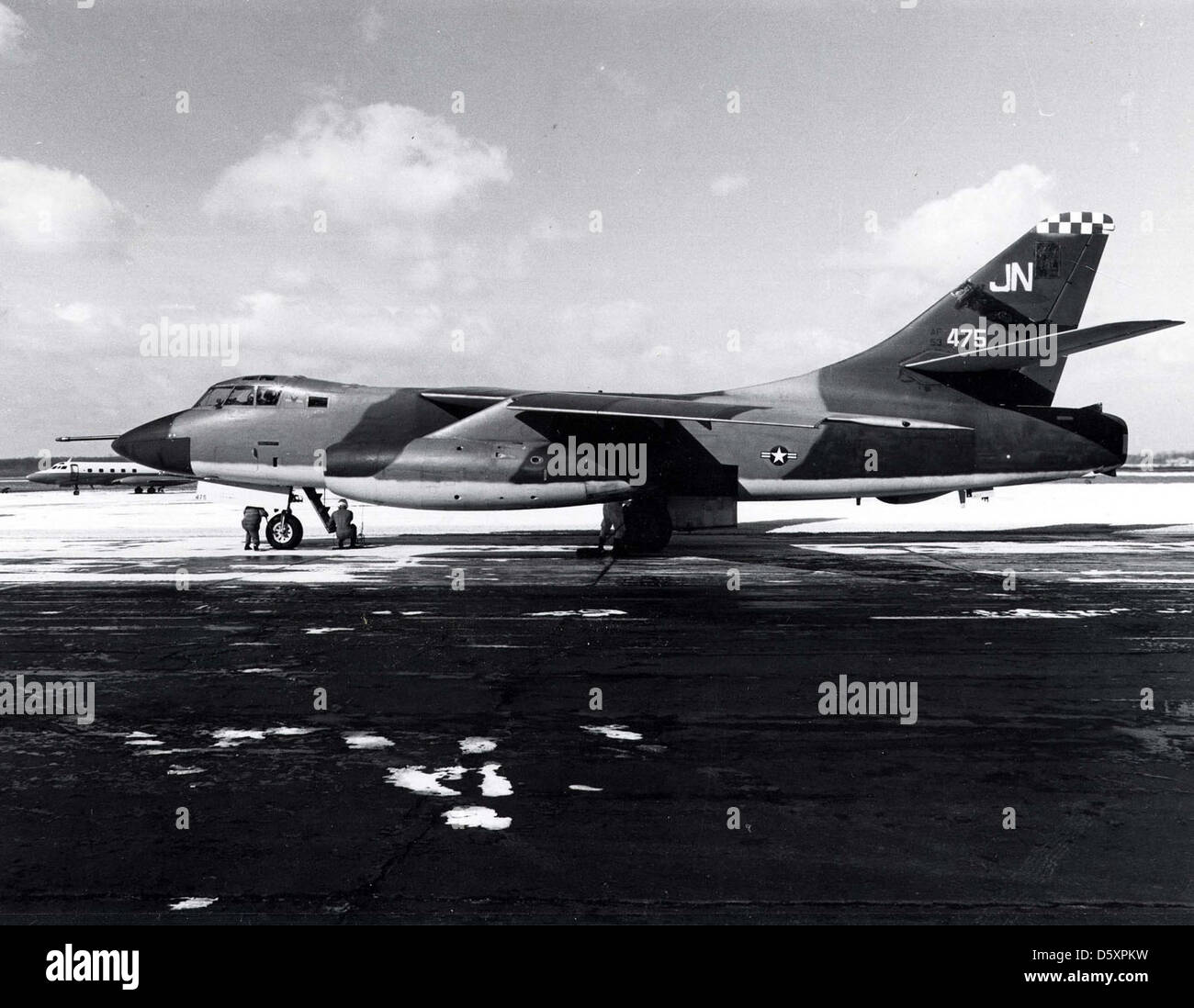 Il Douglas RB-66B-DL Destroyer, assegnato al 363rd Tactical Reconnaissance Wing, era un aereo da ricognizione utilizzato dalla U.S. Air Force durante la Guerra fredda per raccogliere informazioni. Foto Stock