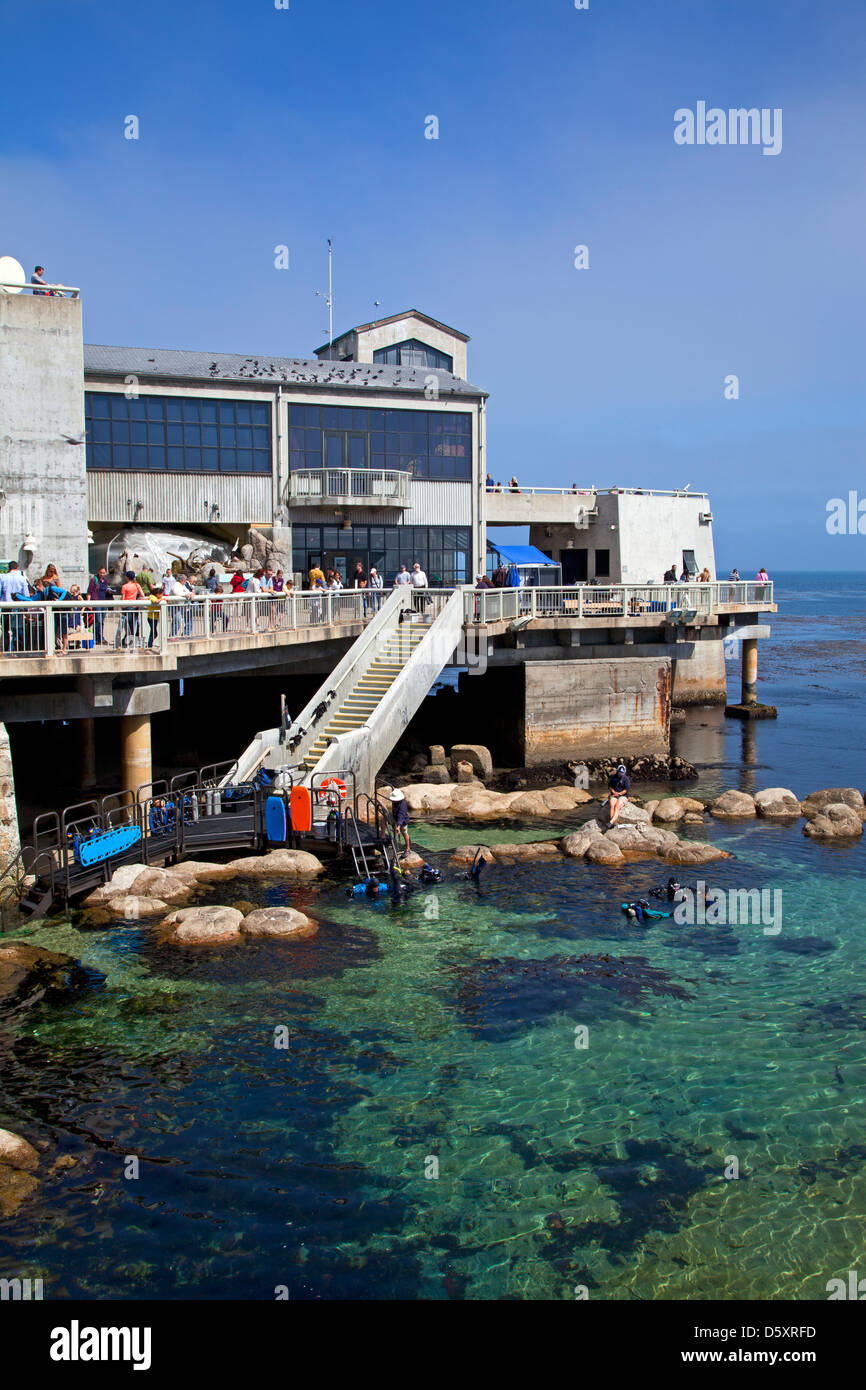Il Monterey Bay Aquarium, Monterey, California, Stati Uniti d'America Foto Stock