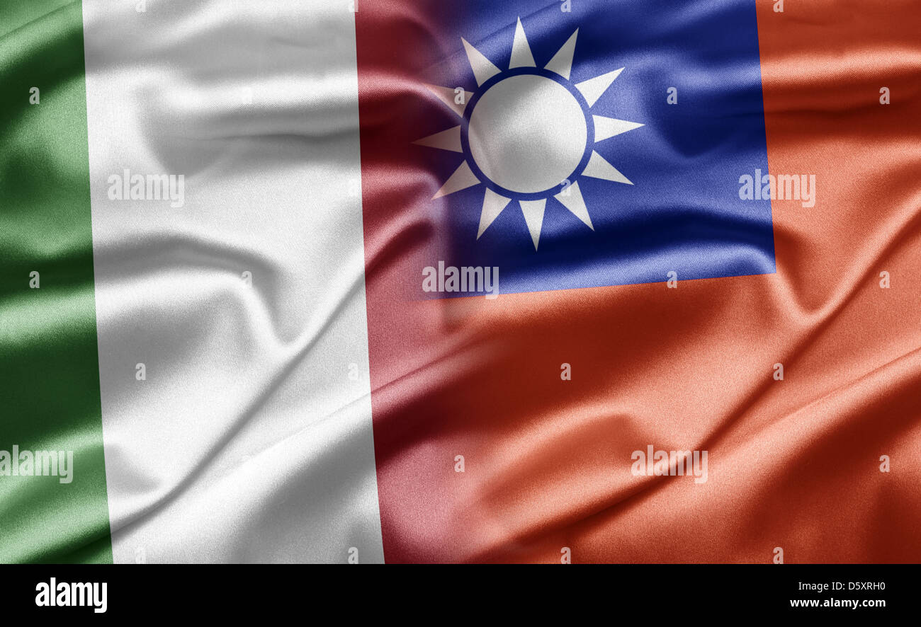 Italia e di Taiwan Foto Stock