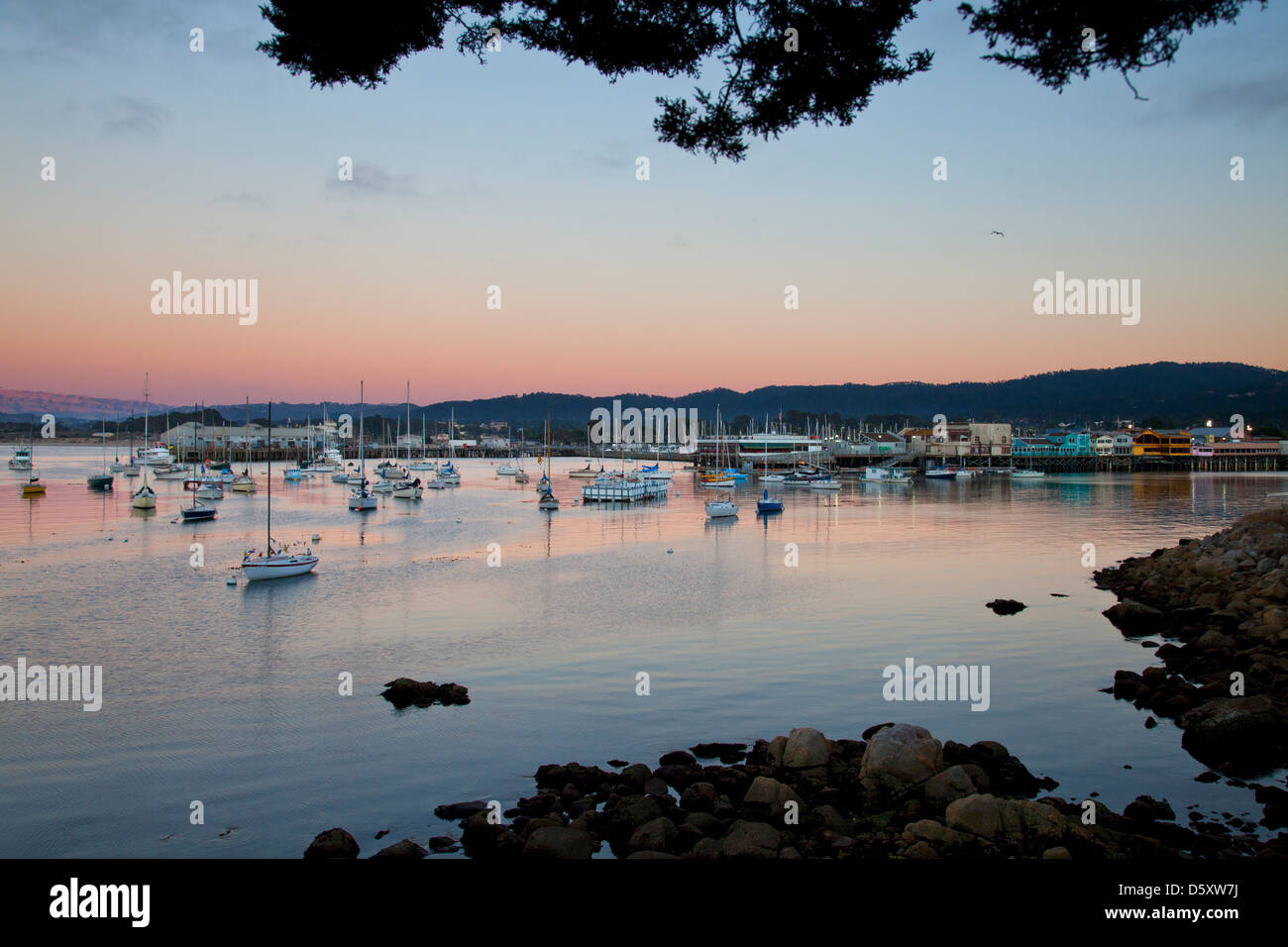 Baia di Monterey, California, Stati Uniti d'America Foto Stock