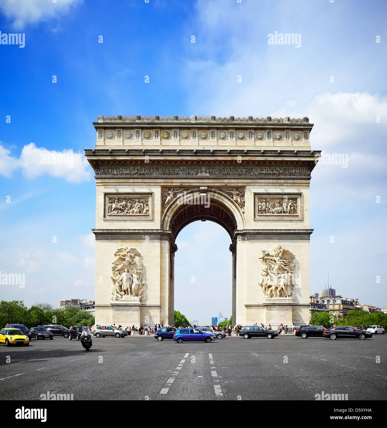 Arc de Triomphe Paris Foto Stock