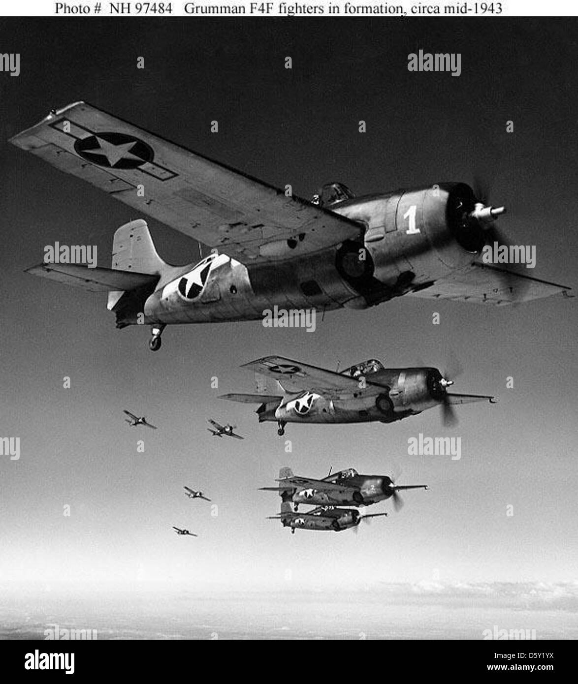 Grumman F4F " Wildcats' Foto Stock