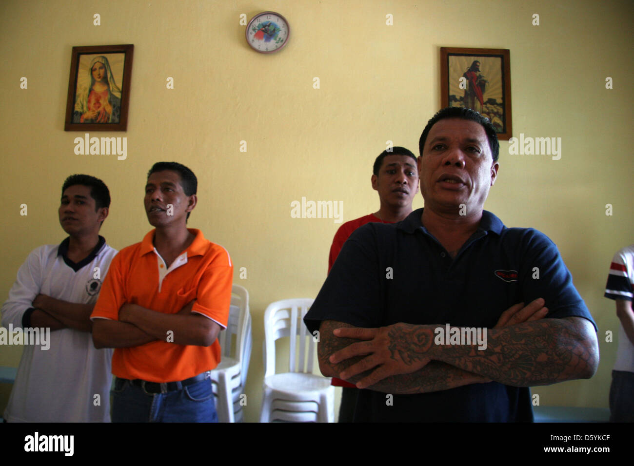 Il prigioniero politico della libertà di movimento della Repubblica delle Molucche del Sud (RMS) in Indonesia Foto Stock